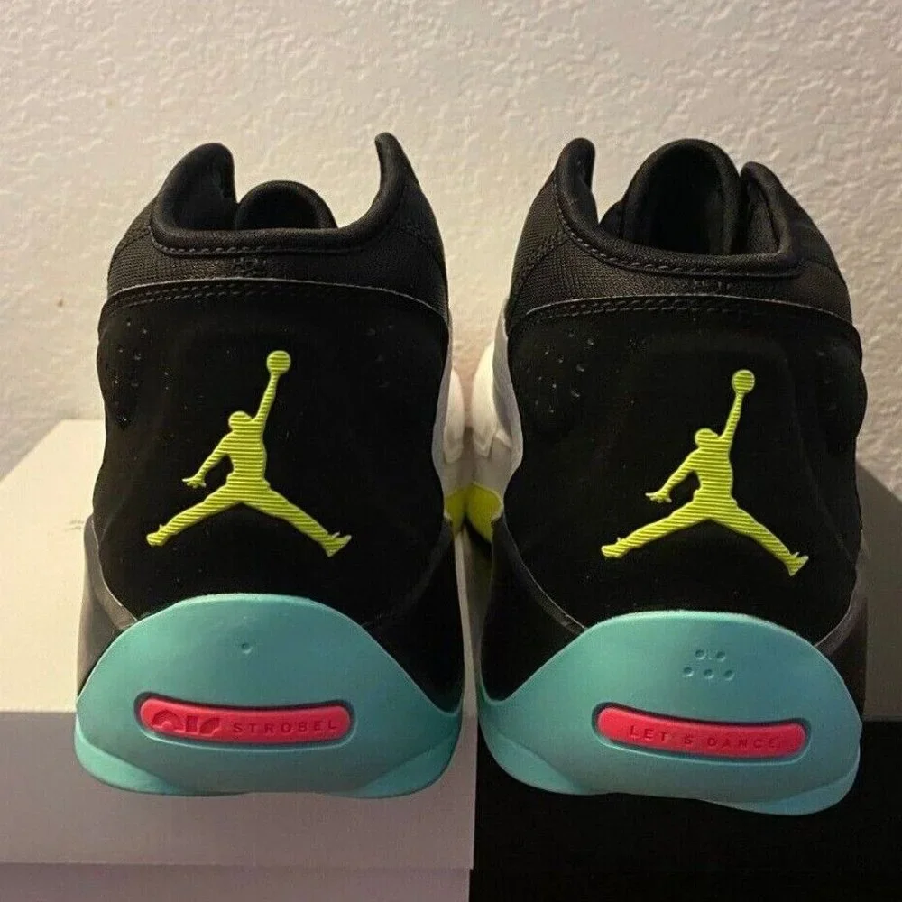 Jordan Zion 2 White Volt Dynamic Turquoise Basketball Shoes DO9161-107 Size 11_4